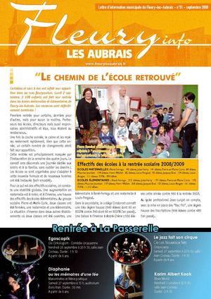 La lettre d'information n°51 - septembre 2008