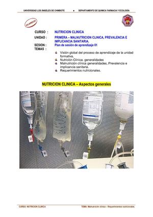 Nutrición clínica