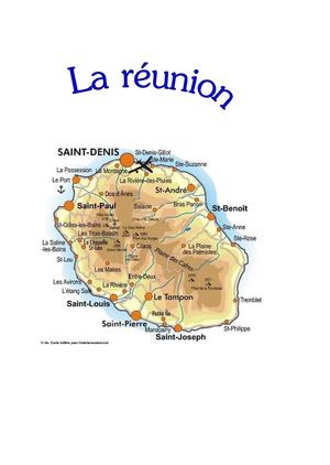 Exposé de Laura sur l'île de la Réunion