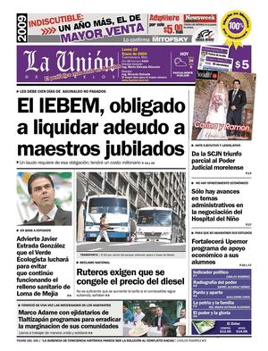 La Unión de Morelos 19 Enero 2009