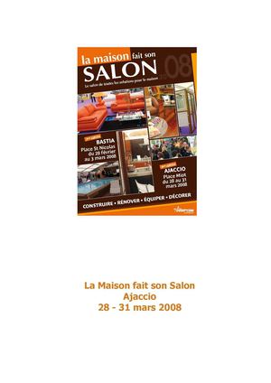 La maison fait son Salon en 2008
