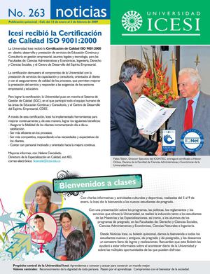 Universidad Icesi: Boletin 263