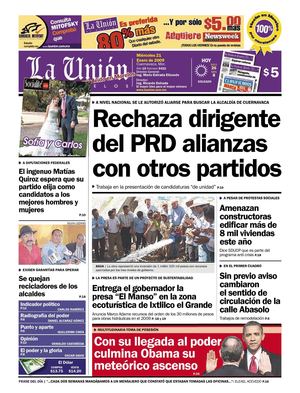 La Unión de Morelos 21 Enero 2009