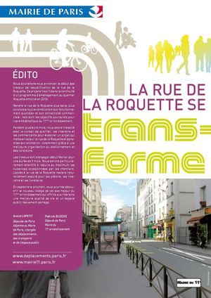 La rue de la Roquette se transforme