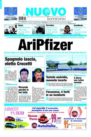 il nuovo territorio del 27 gennaio 2009