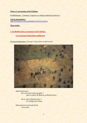 6ème - Habiter le monde rural - cours - II.A.