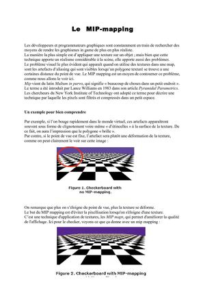 Delamourd Melodie : Le mip mapping