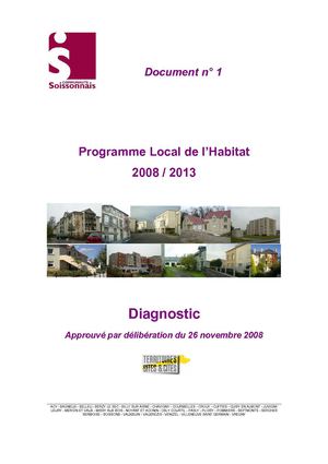 Diagnostic
Approuvé par délibération du 26 novembre 2008