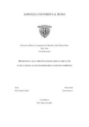 Tesi Dottorato Franzese