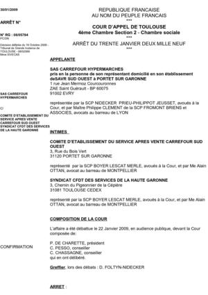 jugement carrefour