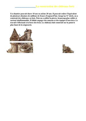 Dossier Moyen Age