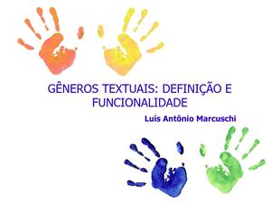 Generos textuais