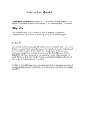 Jean Baptiste Maunier