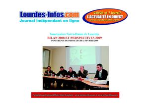 Sanctuaires N-D de Lourdes : bilan et perspectives