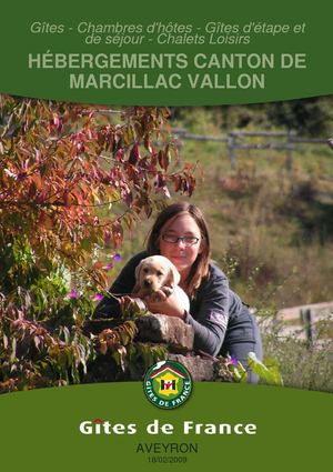 Gites ruraux du Canton de  Marcillac Vallon