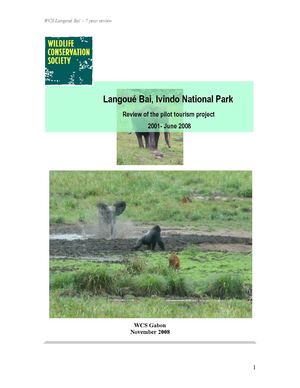 Langoué Bai:  Review of the pilot tourism project  (2001-2008)