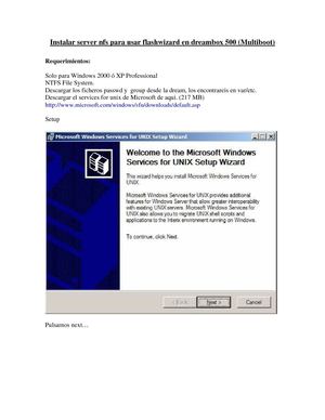 NFS y Flashwizard Dreambox DM500