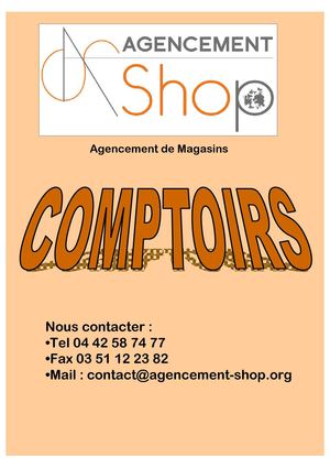 Comptoir d'agencement