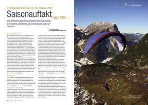 GLEITSCHIRM 4/2007 Auszug: Alle Schirmneuheiten der Saison 2007