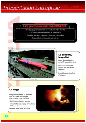 Accessoires de levage et d'arrimage