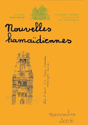 Nouvelles Hamaïdiennes - Novembre 2008