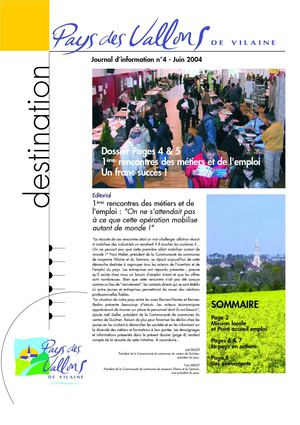 Destination Pays des vallons de Vilaine n°4 (juin 2004)