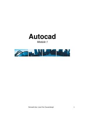 Autocad Module 1