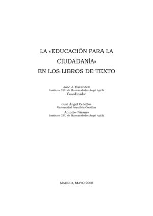 Informe sobre el contenido de los Libros de E p C
