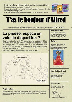 T'as le bonjour d'Alfred n °5