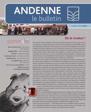 Bulletin Communal d'Andenne - N° 270 - Janvier/Février 2009