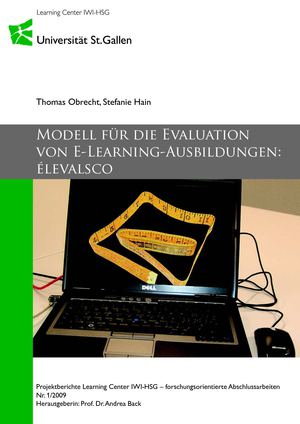 Modell für die Evaluation von E-Learning-Ausbildungen: élevalsco