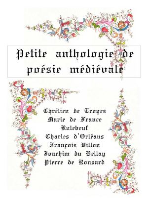 Anthologie poétique médiévale 5C