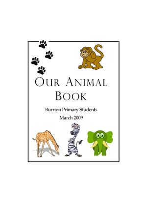 Our Animal Book 