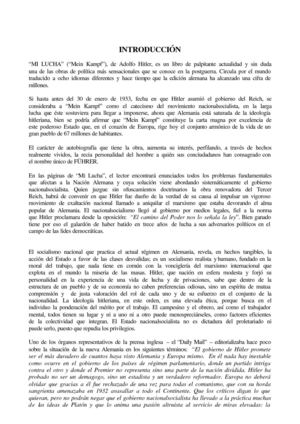 Adolfo Hitler - Mi Lucha (Licenciado John Jairo Rojas)