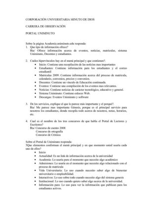 Carrera de observación