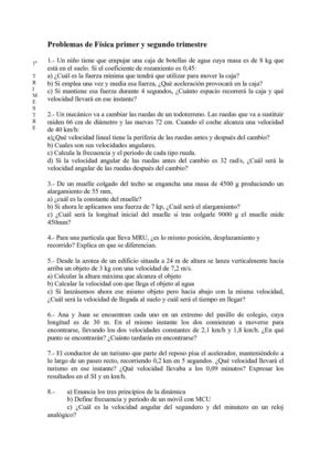 Ejercicios de repaso