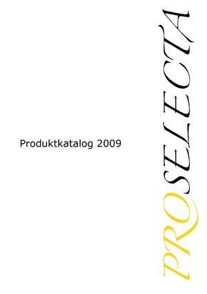 Catálogo PROSELECTA alemán