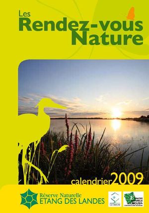 Les rendez-vous nature, calendrier 2009, Réserve naturelle de l'Étang des Landes sur le département de la Creuse