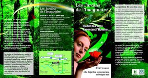Dépliant des Jardins de l'Imaginaire
