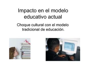 Modelo educativo actual