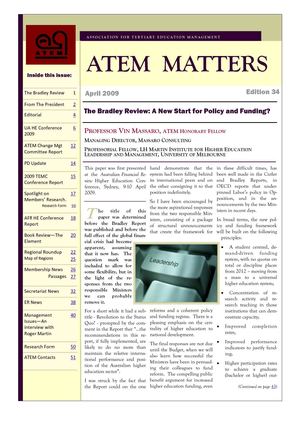 ATEM Matters No 34 (April 2009)