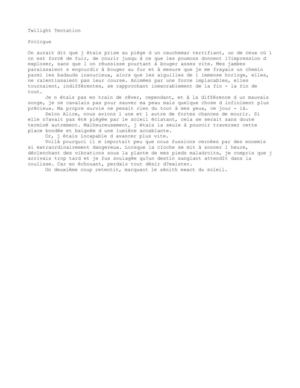 Twilight Tentation Prologue