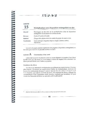 multiplication disposition rectangulaire