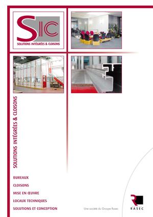 Brochure Sicsolutions produits cloisons 