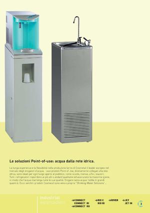 Erogatori acqua depurata industriali