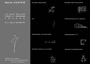 Portfolio architecture - Brice KESTER