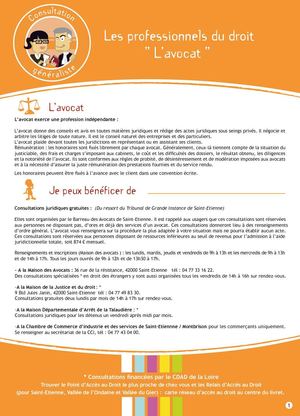 FICHE n°1  : les professionnels du droit : l'avocat