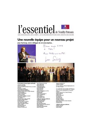 l'essentiel de Neuilly-Puteaux (janvier 2009)