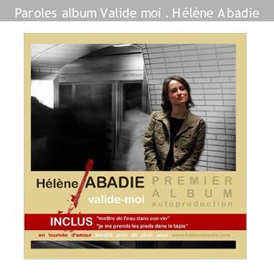 Paroles album Valide moi - Hélène Abadie