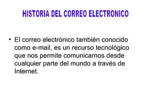 historia  correo  electronico